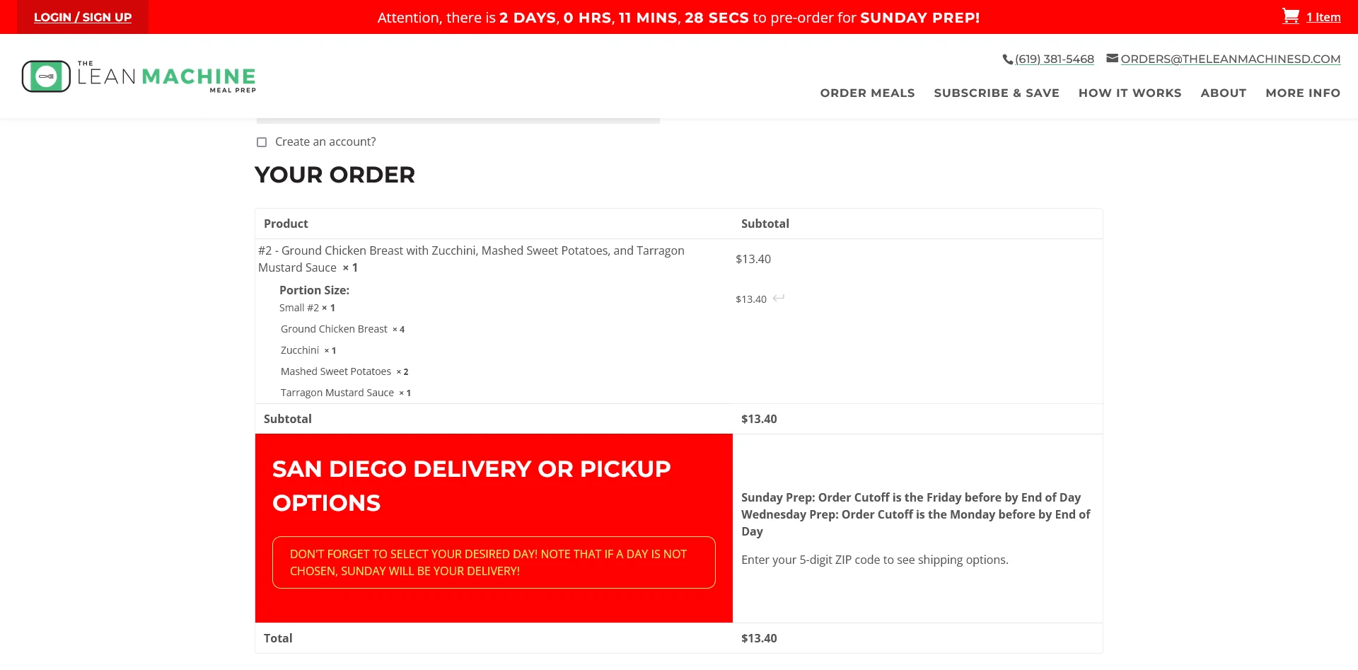 Screenshot of The Lean Machine's website